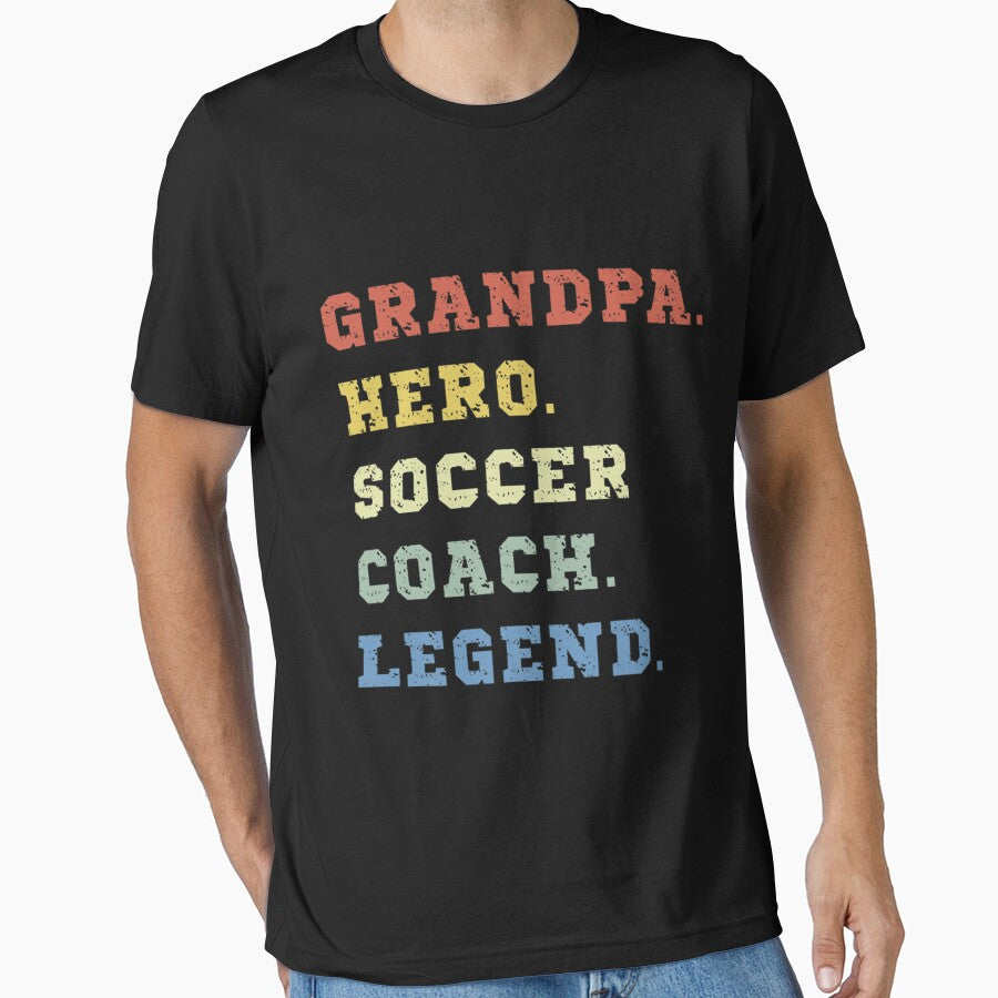Soccer Coach Grandpa Classic T-Shirt by amiyacunni