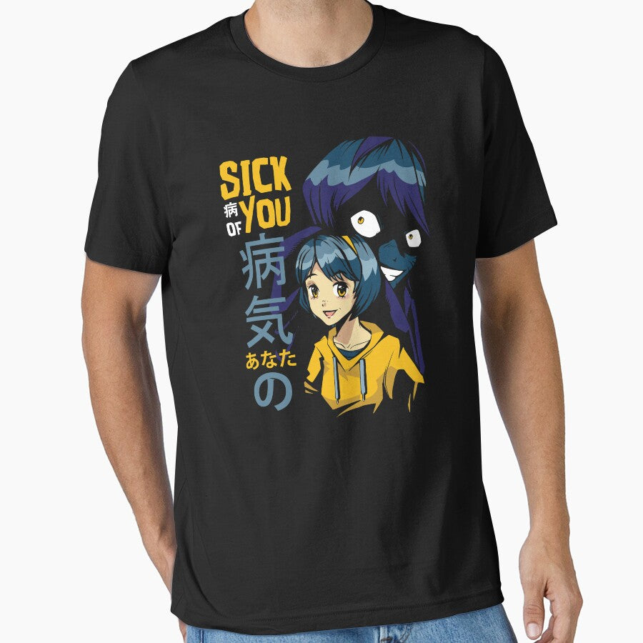 ANIME GIRL EVIL SHADOW WAIFU MANGA T-SHIRT SWEATER HOODIE CREWNECK GESCHENK GEBURTSTAG by Timcito Sweatshirt (Image 1)