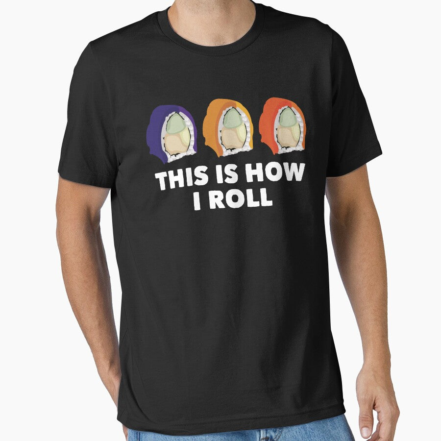 Funny Sushi Food Gift: This Is How I Roll Sushi Vintage - Sushi Lover by Adexyl