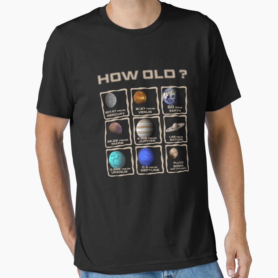 Top Funny 50th Birthday Gift Planet Years by LGamble12345 T-Shirts, Hoodie, Sweatshirt | BlankRebels.com (Image 1)