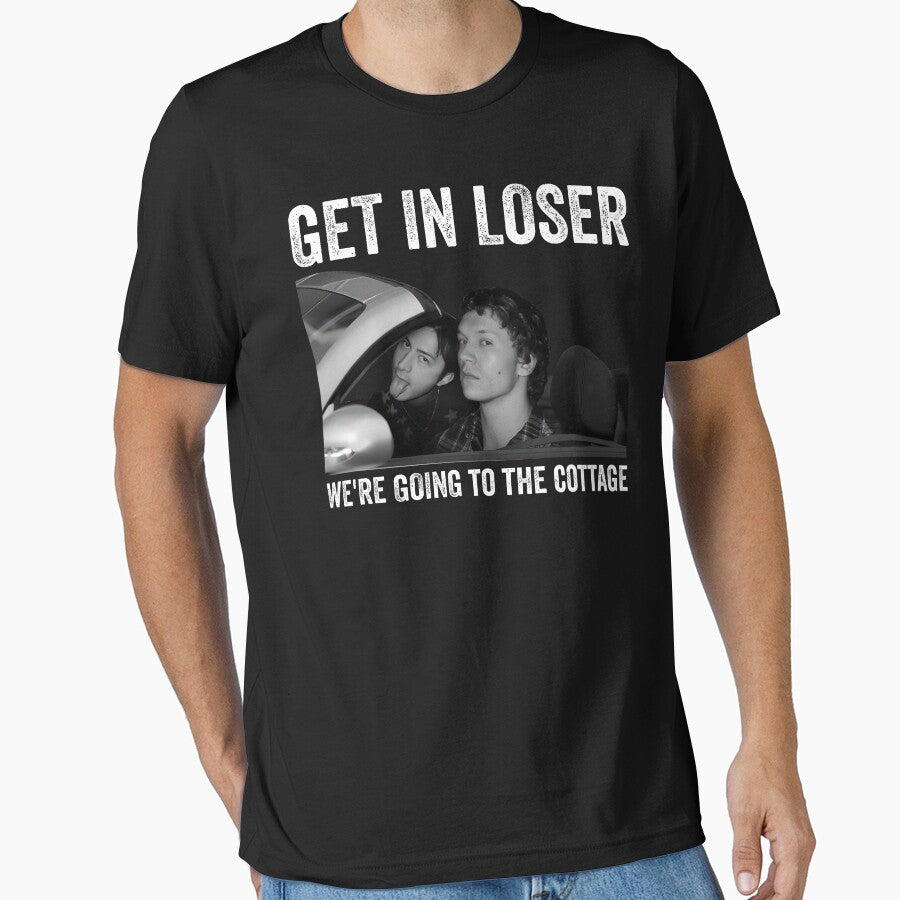 Get In Loser We're Going To The Cottage by Colartinatin T-Shirts, Hoodie, Sweatshirt | BlankRebels.com (Image 1)