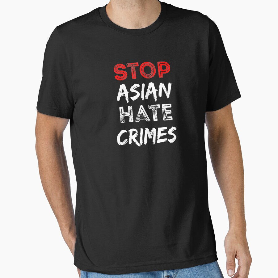 Stop Asian Hate Crimes Vintage Proud Asian American - AAPI T-Shirt, Men's Novelty T-Shirts, Men's Shops,... (Image 1)
