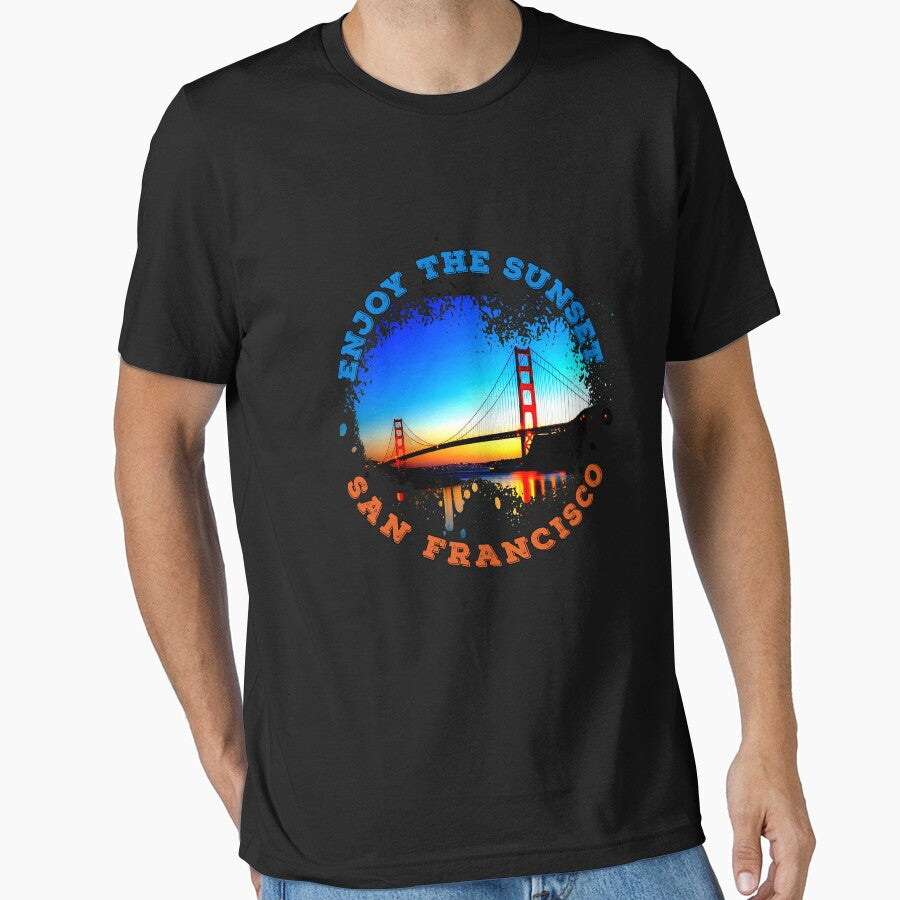 Enjoy Those Sunset Feelings San Francisco by Coder-T T-Shirts, Hoodie, Sweatshirt | BlankRebels.com (Image 1)