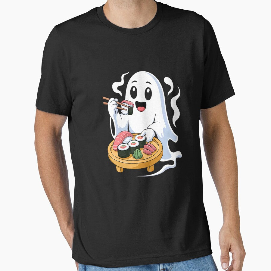 Ghost Came For Sushi Tonight by StuffNestie T-Shirts, Hoodie, Sweatshirt | BlankRebels.com (Image 1)