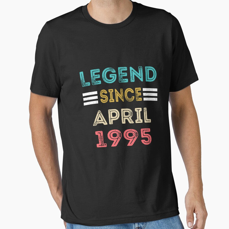 Retro Vintage Legend Since April 1995 Birthday Gift by meedTee T-Shirts, Hoodie, Sweatshirt | BlankRebels.com (Image 1)