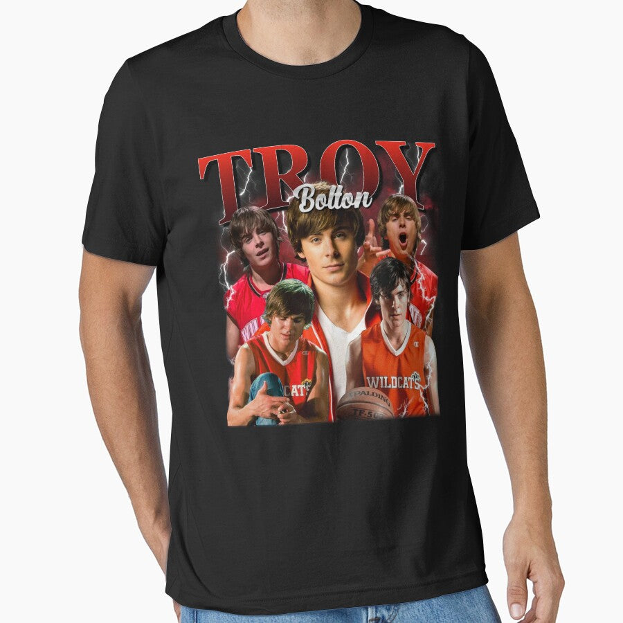 Vintage Troy Bolton The Musical Vintage by zoizen344 T-Shirts, Hoodie, Sweatshirt | BlankRebels.com (Image 1)