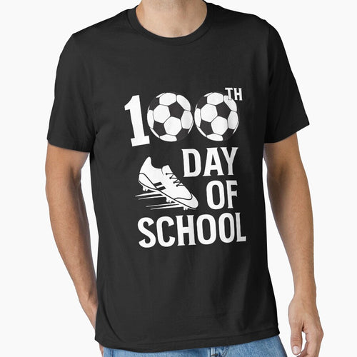 100th Day of School Long Sleeve Happy 100 Soccer Teacher by DosuIsora