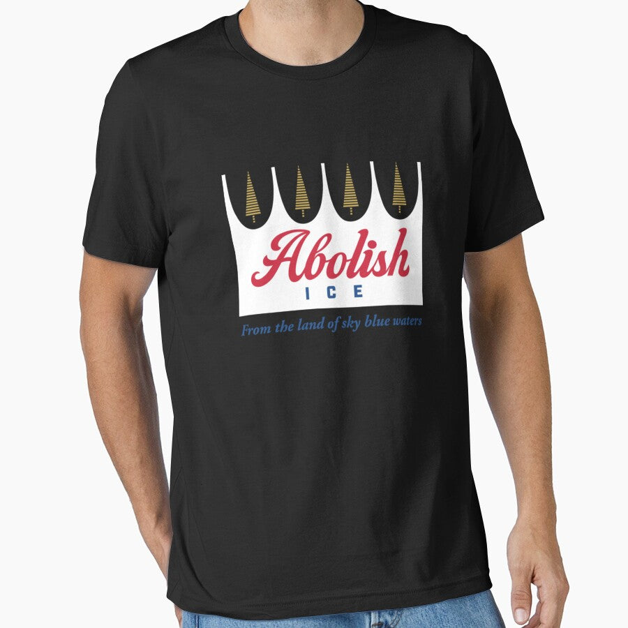 Abolish ICE From The Land Of Sky Blue Waters Minnesota by moabeArtistic T-Shirts, Hoodie, Sweatshirt (Image 1)