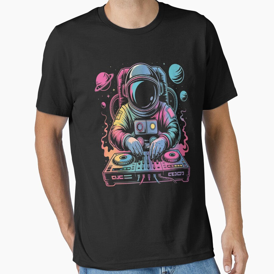 Astronaut DJ, DJing in Space, EDM cool by StuffNestie T-Shirts, Hoodie, Sweatshirt | BlankRebels.com (Image 1)