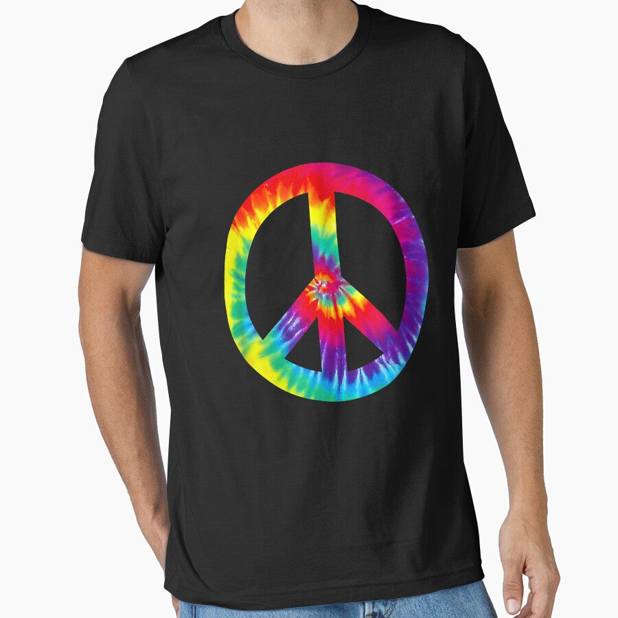 Peace Sign Symbol Tie Dye 60s 70s Hippie Costume by shannange T-Shirts, Hoodie, Sweatshirt | BlankRebels.com (Image 1)