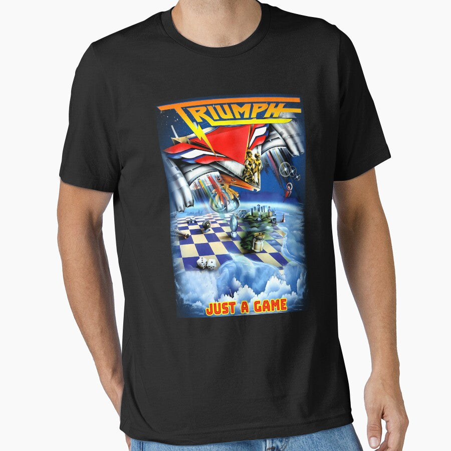 Triumph Just A Game Design by AlanAldrich404 T-Shirts, Hoodie, Sweatshirt | BlankRebels.com (Image 1)