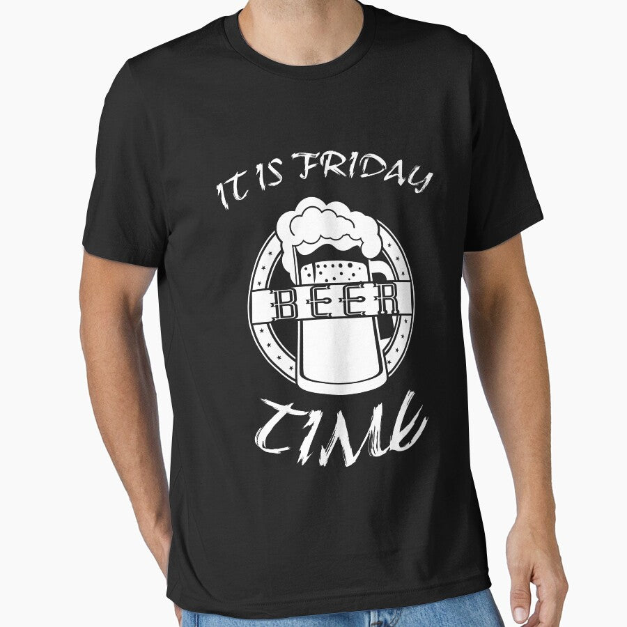 It is friday It is beer time - Funny beer saying. by tillhunter