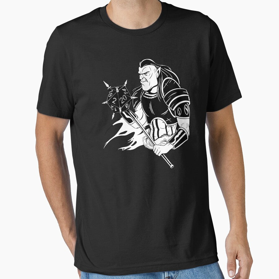 Orcish D20 Smash: Roll with Force! Tabletop RPG Gaming by Zanda-Nerd-Shop T-Shirts, Hoodie, Sweatshirt (Image 1)