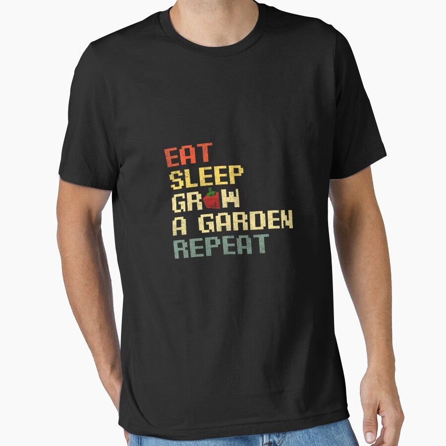 Funny Game Eat Sleep Grow A Garden Repeat Gamer by ArleneRowe T-Shirts, Hoodie, Sweatshirt | BlankRebels.com (Image 1)