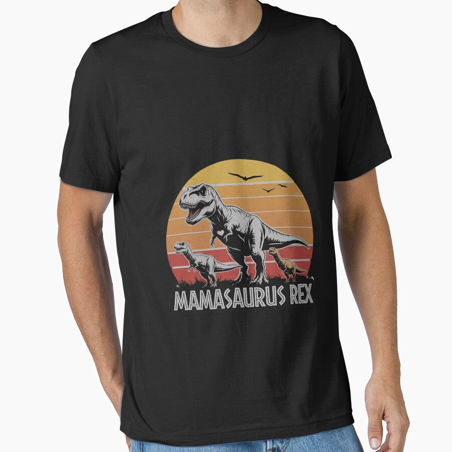 2 Kids Mamasaurus Dinosaur Lover by FadeOfThrone T-Shirts, Hoodie, Sweatshirt | BlankRebels.com (Image 1)