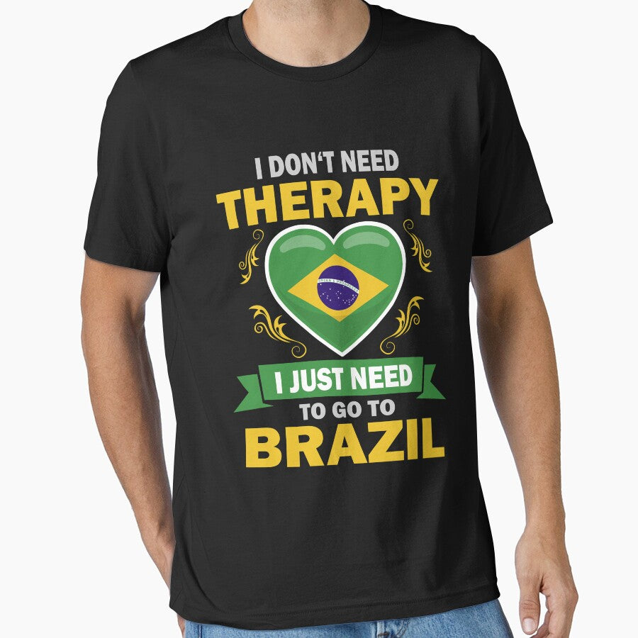 Therapy Brazil by shirtystar T-Shirts, Hoodie, Sweatshirt | BlankRebels.com (Image 1)
