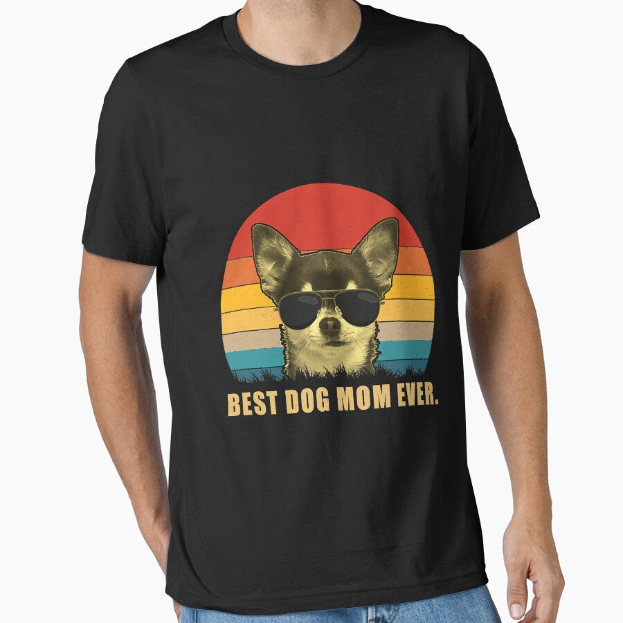 Vintage Best Chihuahua Dog Mom Ever by EleanorDuncan T-Shirts, Hoodie, Sweatshirt | BlankRebels.com (Image 1)