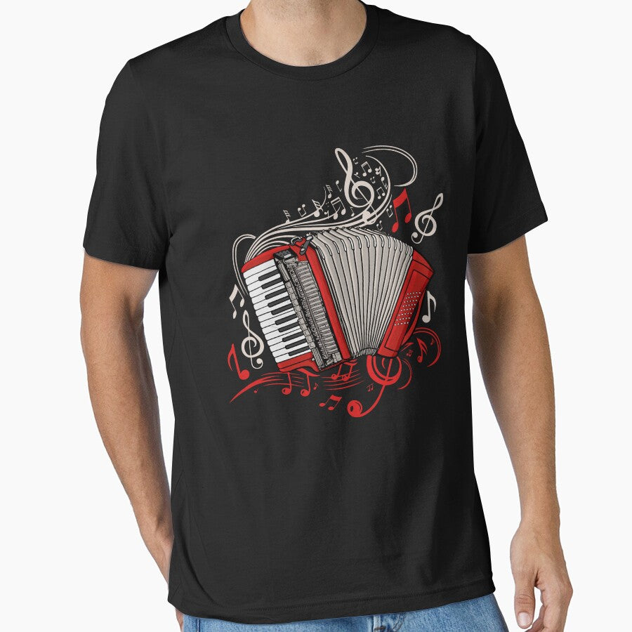 Accordion Player Gift Men Folk Music Accordion by DSWShirts T-Shirts, Hoodie, Sweatshirt | BlankRebels.com (Image 1)