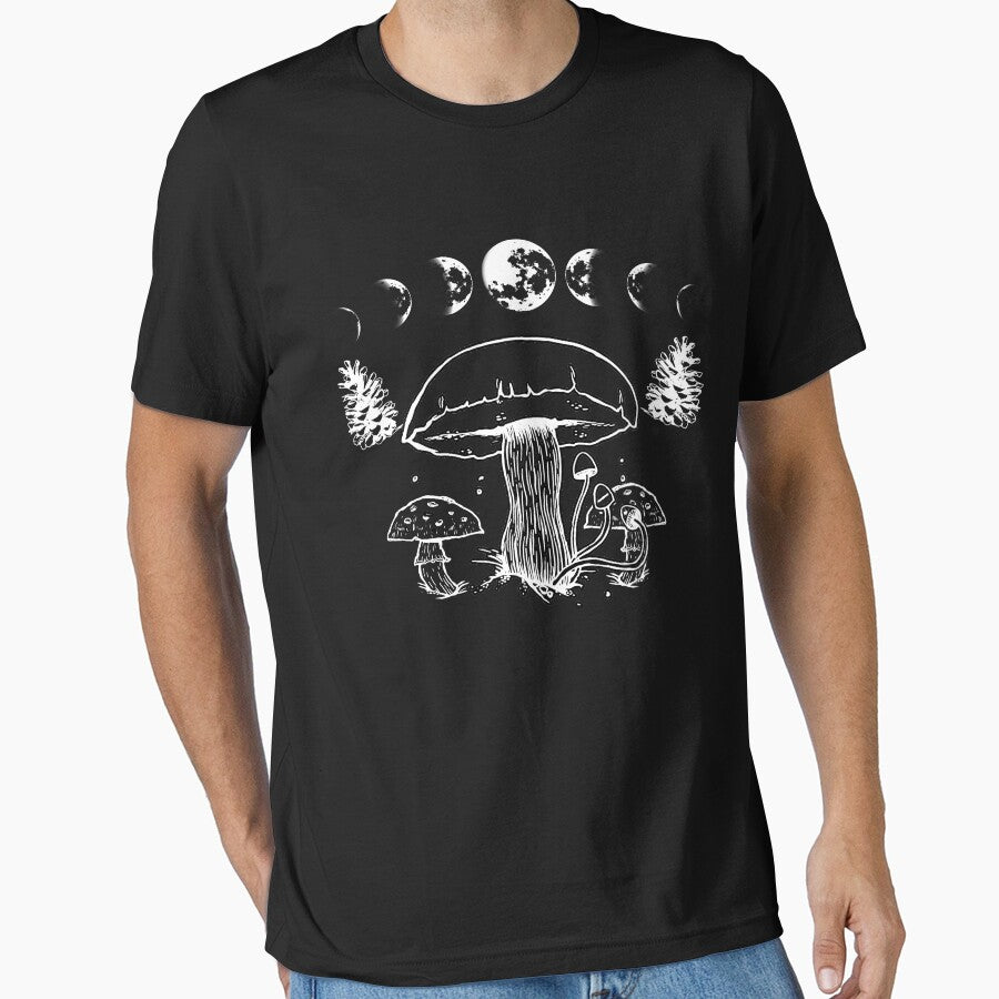 Mushroom Aesthetic Cute Fungi Lover Cottagecore Style by Nessshirts T-Shirts, Hoodie, Sweatshirt | BlankRebels.com (Image 1)