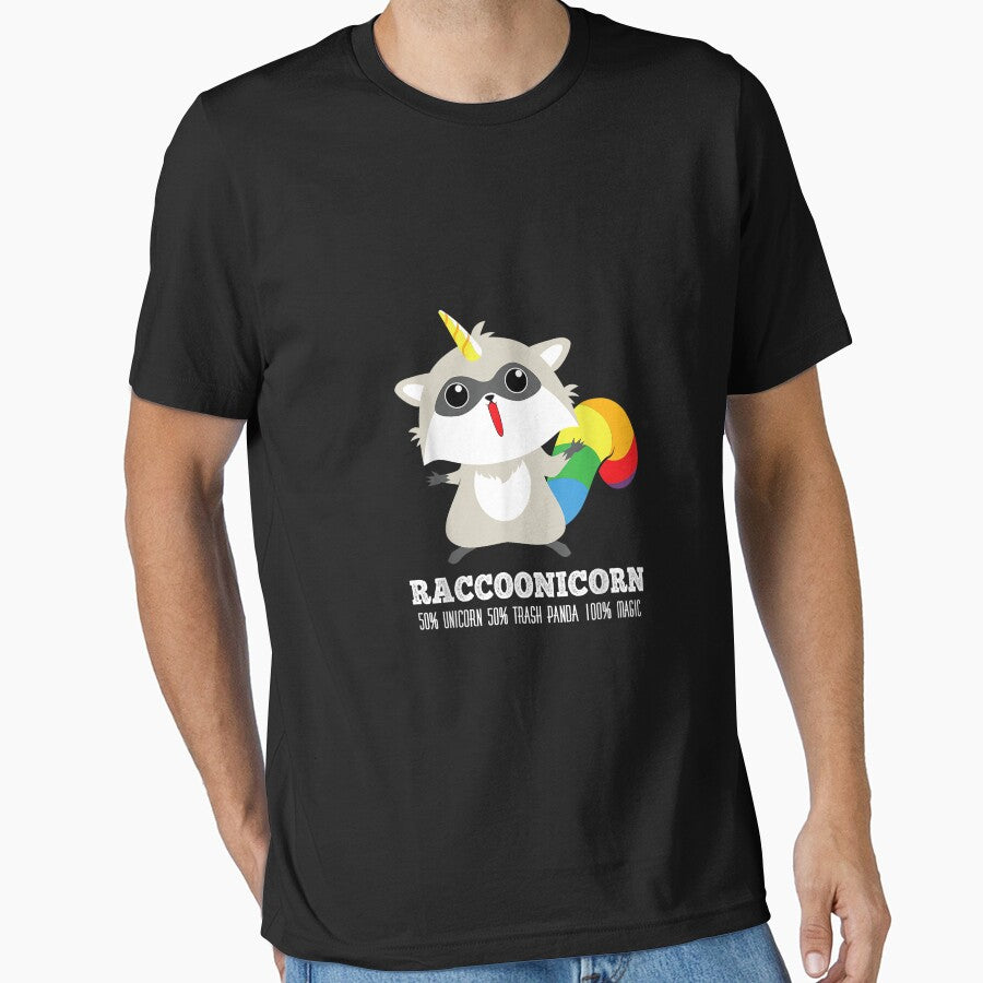 Racoonicorn Funny Trash Panda Raccoon With Unicorn Horn by YolandaRoberts T-Shirts, Hoodie, Sweatshirt (Image 1)