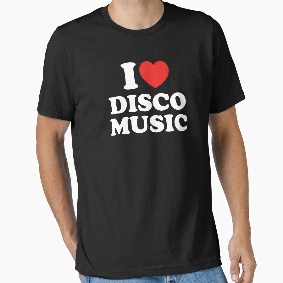 I Love Disco Music by shitpostee T-Shirts, Hoodie, Sweatshirt | BlankRebels.com (Image 1)