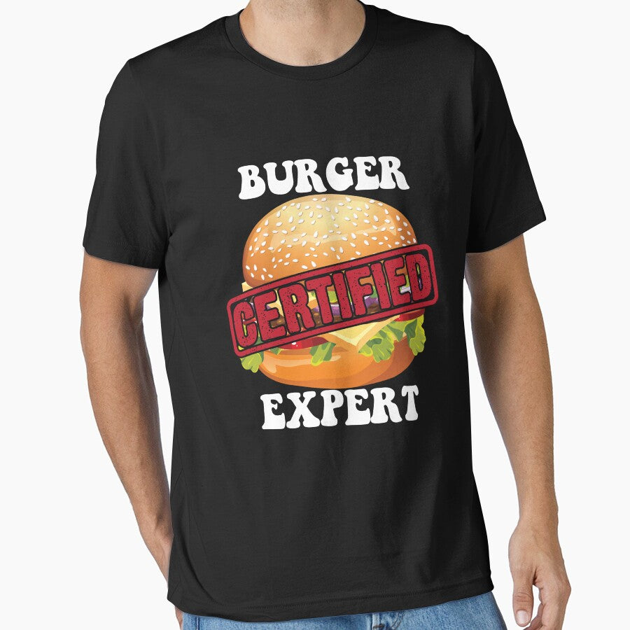 Certified Burger Expert Cheese Burger Foodie Cheeseburger Gear by DynamicDesign T-Shirts, Hoodie, Sweatshirt (Image 1)