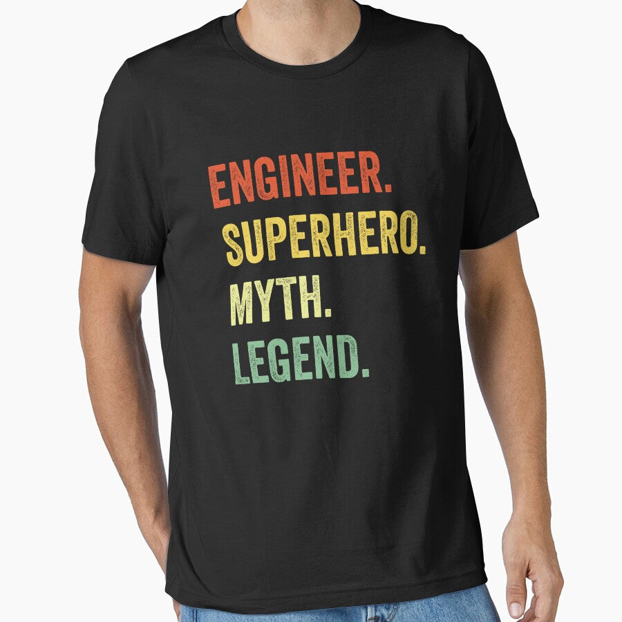 Husband Engineer Myth Legend Shirt Engineer Engineer Dad Shirt Husband Engineer Him T-Shirts, Hoodie, Sweatshirt