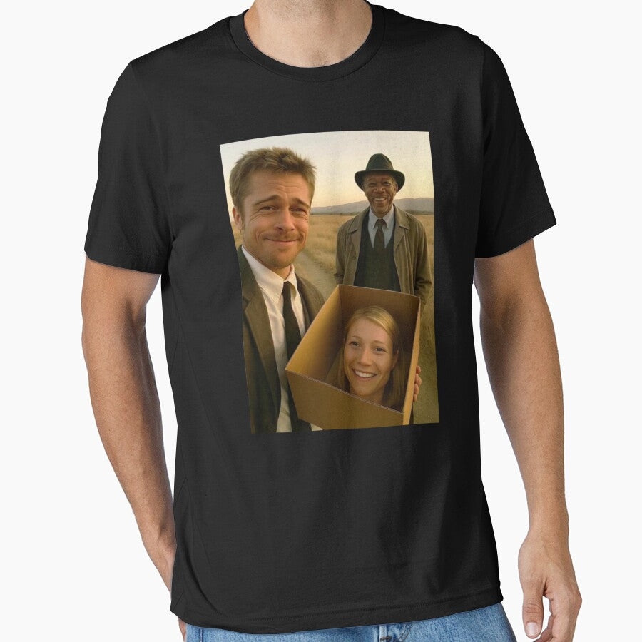 Se7en 1995 Movies Funny Meme by MichaelBurnLove T-Shirts, Hoodie, Sweatshirt | BlankRebels.com (Image 1)