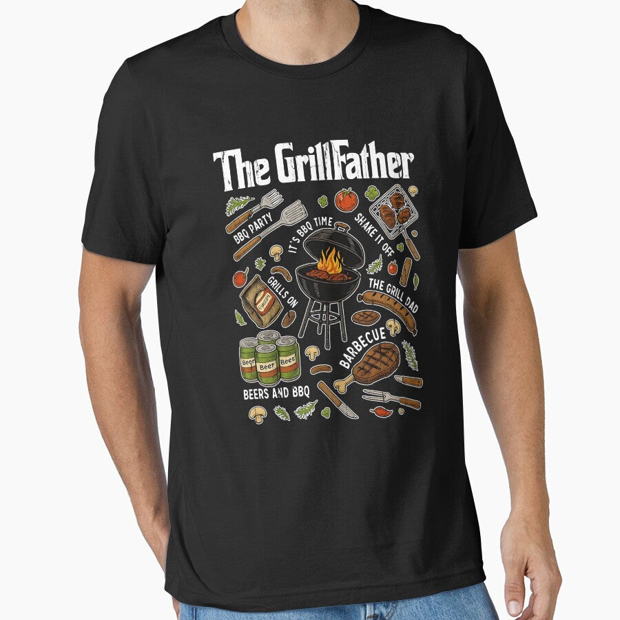 The GrillFather by eroseaillustrat T-Shirts, Hoodie, Sweatshirt | BlankRebels.com (Image 1)