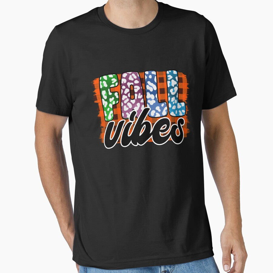 Fall Vibes Funny Autumn Halloween Costume by Teapot-art T-Shirts, Hoodie, Sweatshirt | BlankRebels.com (Image 1)