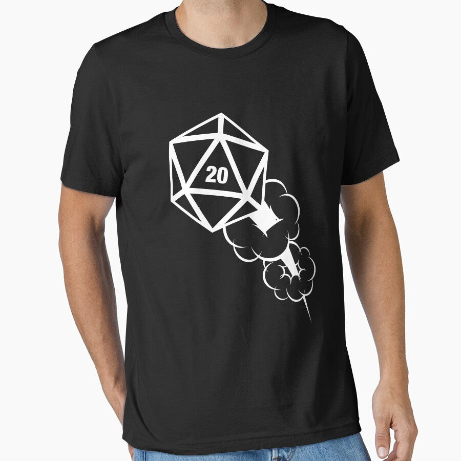 Polyhedral D20 Dice Critical Hit by pixeptional T-Shirts, Hoodie, Sweatshirt | BlankRebels.com (Image 1)
