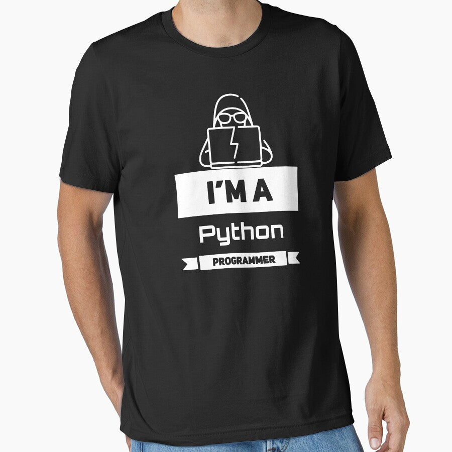 I'm a Python Programmer (white) by Stornu2Ruedas T-Shirts, Hoodie, Sweatshirt | BlankRebels.com (Image 1)