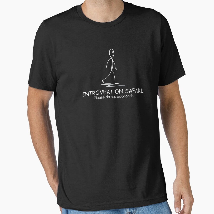 Introvert on Safari – Please Do Not Approach by AdamIntrovert T-Shirts, Hoodie, Sweatshirt | BlankRebels.com (Image 1)
