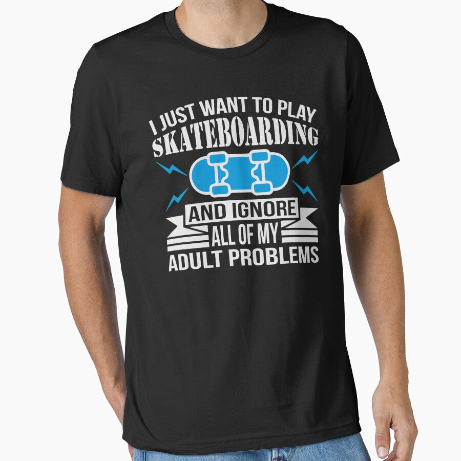 Want play skateboarding ignore by Clavitaps T-Shirts, Hoodie, Sweatshirt | BlankRebels.com (Image 1)