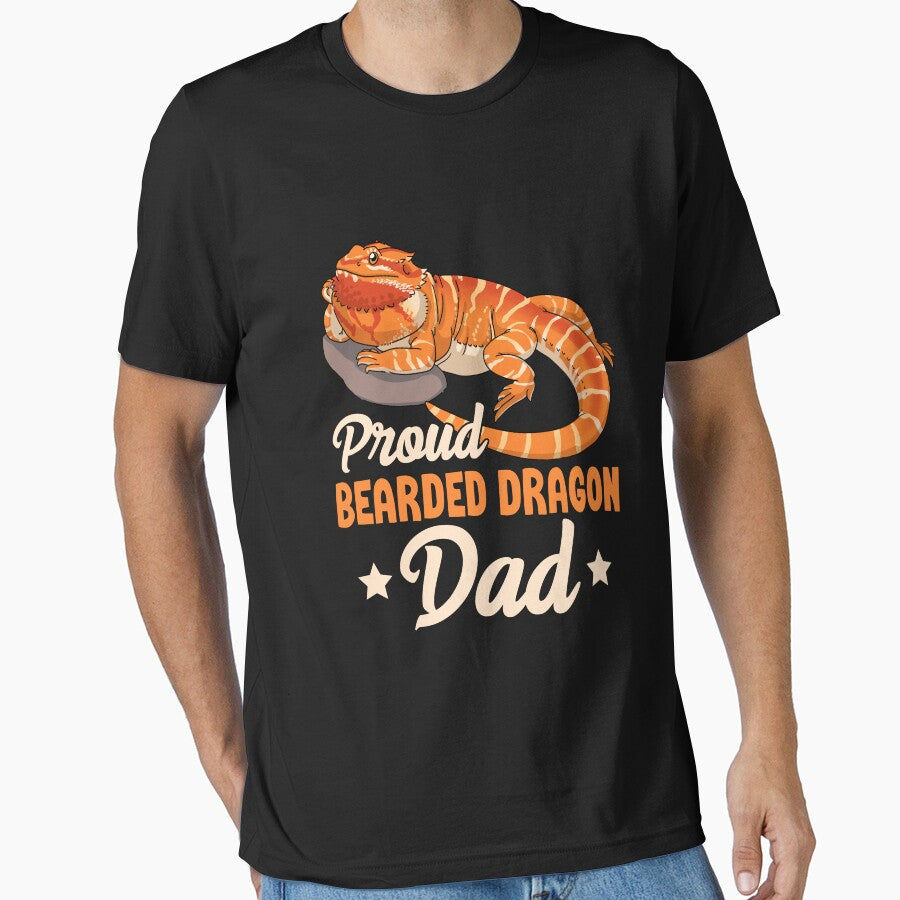 Proud Bearded Dragon Dad Lizard, Dad Shirt by kibbeegaddisi Hoodie, Sweatshirt | BlankRebels.com (Image 1)