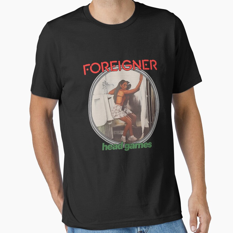Foreigner – Head Games Retro Cover Circle by ketttitisandnon T-Shirts, Hoodie, Sweatshirt | BlankRebels.com (Image 1)