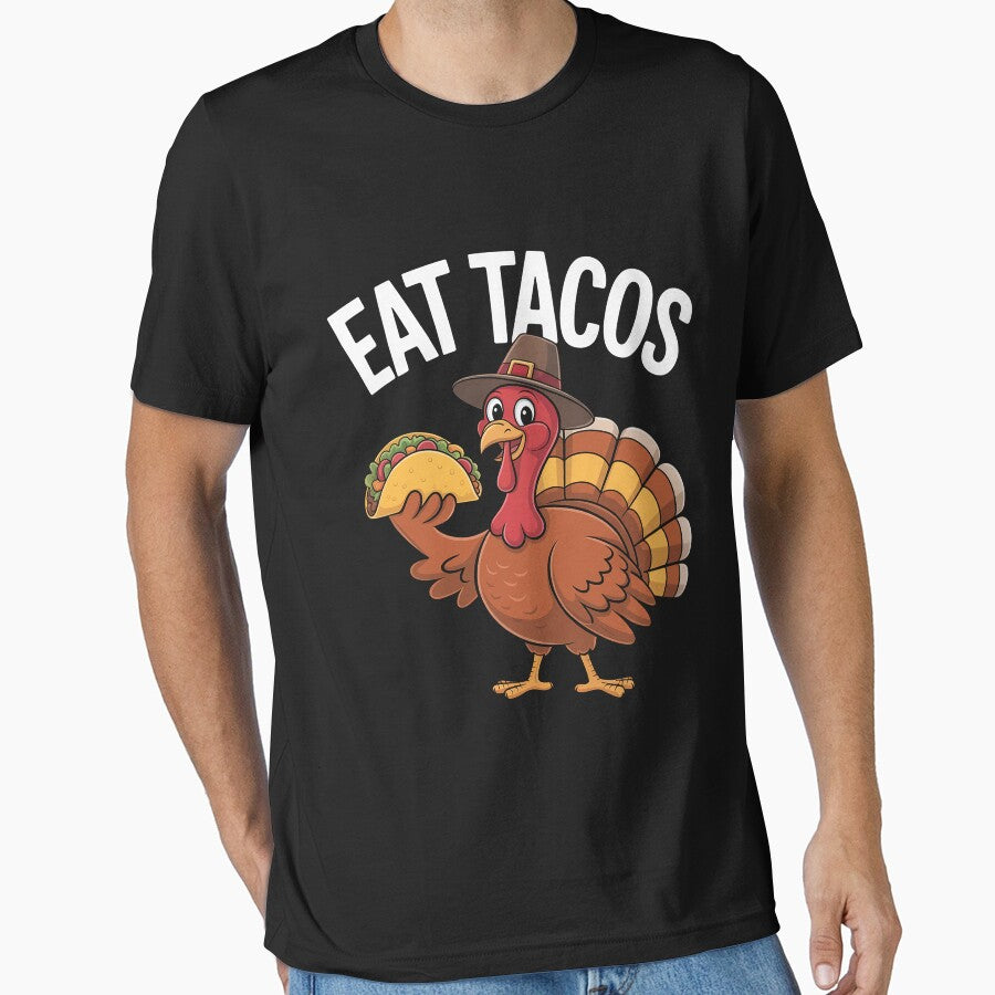 Thanksgiving Turkey Eat Tacos Mexican Thanksgiving by MattheSchoeder T-Shirts, Hoodie, Sweatshirt | BlankRebels.com (Image 1)