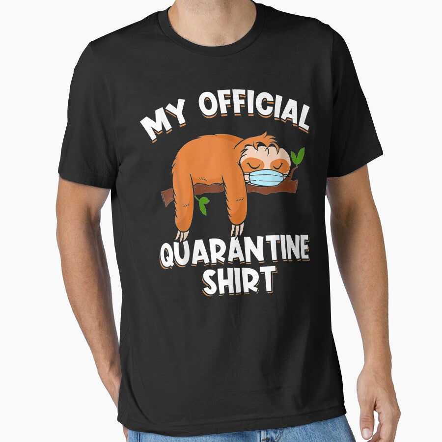 My Official Quarantine Sloth Face Mask Gift by BlakenKart T-Shirts, Hoodie, Sweatshirt | BlankRebels.com (Image 1)
