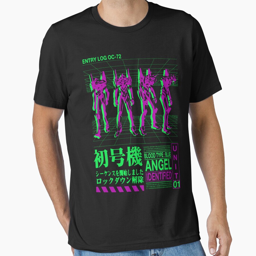 Neon Genesis Evangelion Retro Vintage by Teebuya T-Shirts, Hoodie, Sweatshirt | BlankRebels.com (Image 1)