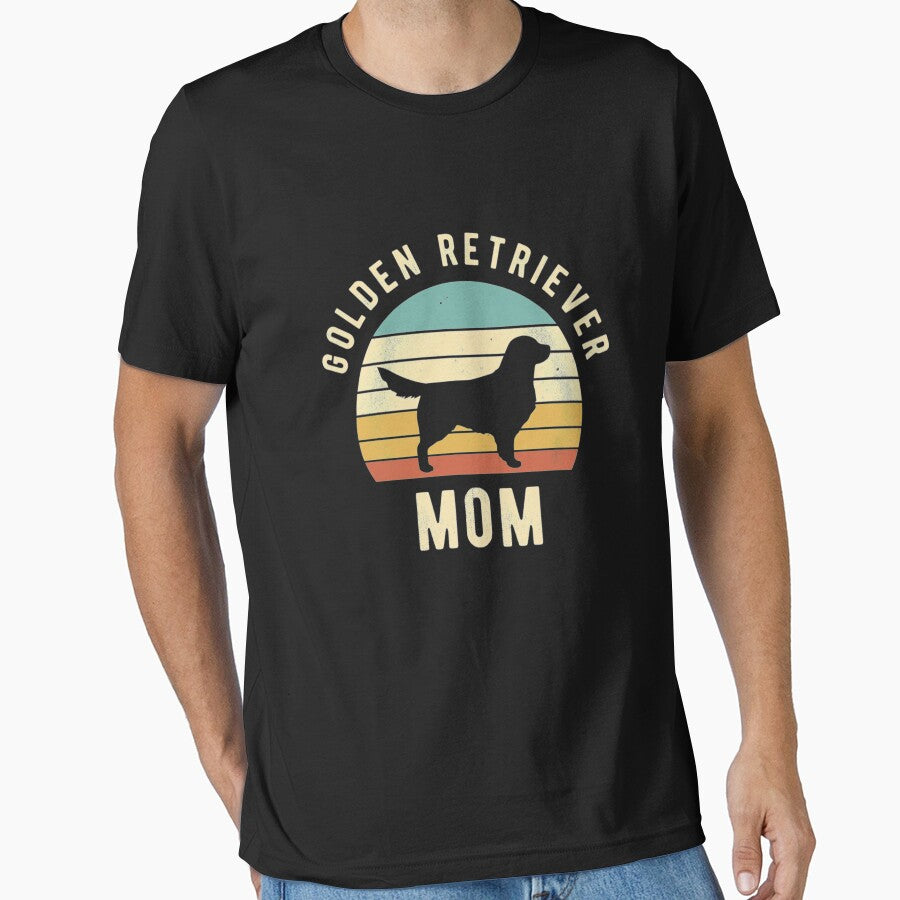 Golden Retriever Mom Retro - Cool Funny Dog Mom Gift by hoaban1998 T-Shirts, Hoodie, Sweatshirt | BlankRebels.com (Image 1)