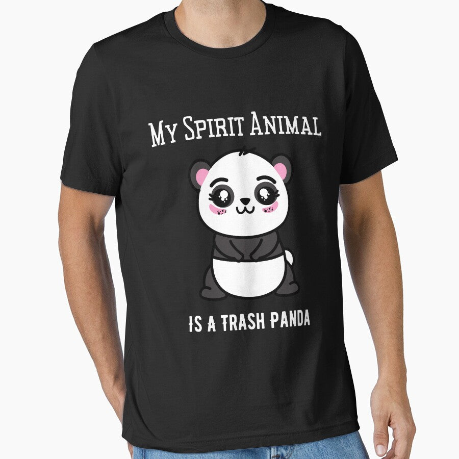 My Spirit Animal Is A Trash Panda,Cute Trash Panda Raccoon by piskwi T-Shirts, Hoodie, Sweatshirt | BlankRebels.com (Image 1)