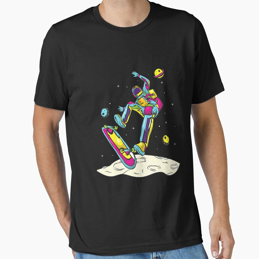 Astronaut Skateboarding - Astronaut Skateboard Skateboarder by shannange T-Shirts, Hoodie, Sweatshirt (Image 1)