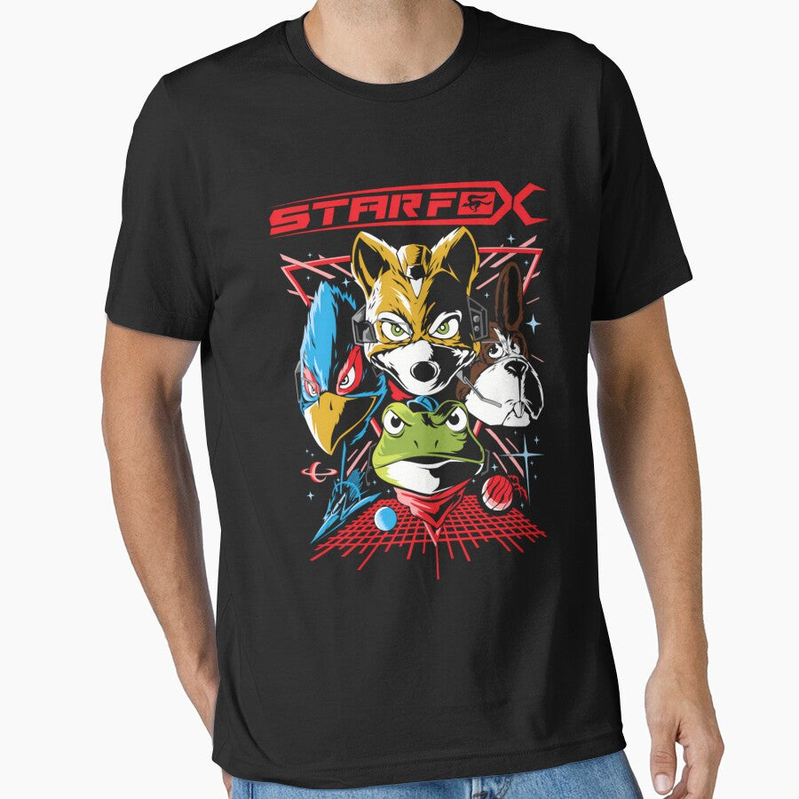 Starfox Retro Video Game by FranciGuzman T-Shirts, Hoodie, Sweatshirt | BlankRebels.com (Image 1)