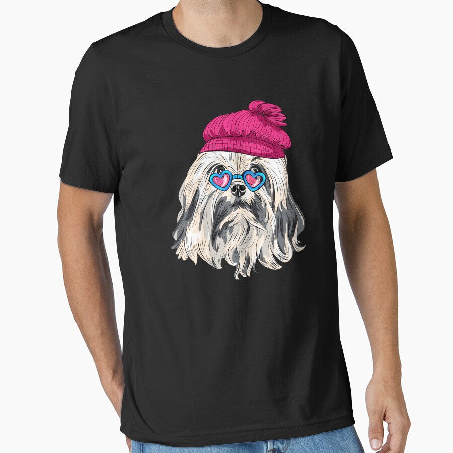 Vintage Hippie Dog Face by joseech T-Shirts, Hoodie, Sweatshirt | BlankRebels.com (Image 1)