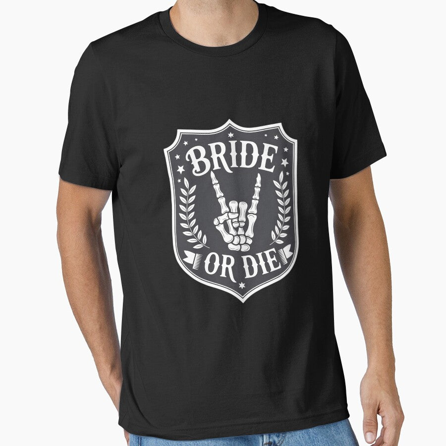 Bride Or Die Halloween Bachelorette Matching by Viepenny T-Shirts, Hoodie, Sweatshirt | BlankRebels.com (Image 1)