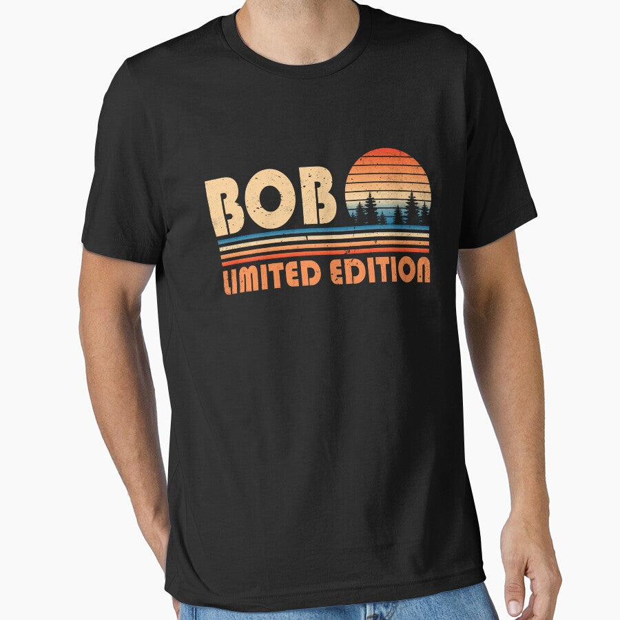 Bob Personalized Name - Vintage Design Name Bob by FernaRoje T-Shirts, Hoodie, Sweatshirt | BlankRebels.com (Image 1)