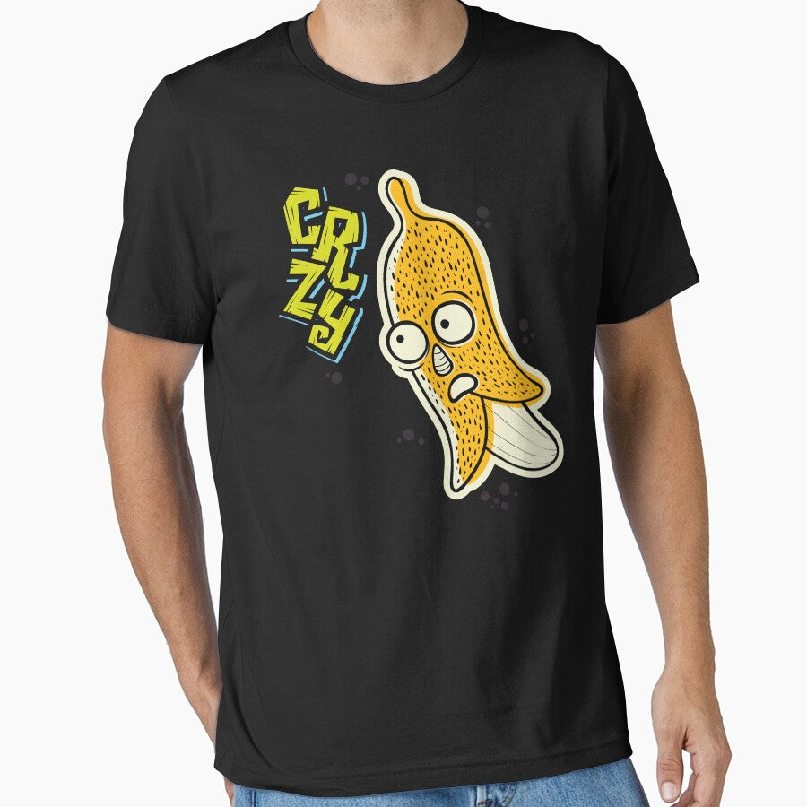 CRZY Banana Cute & Scary Doodle Monster by ChilledDoodle T-Shirts, Hoodie, Sweatshirt | BlankRebels.com (Image 1)