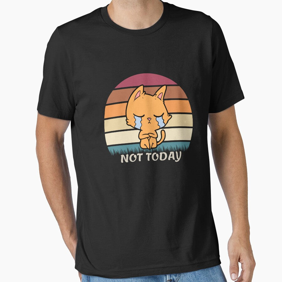 Not Today for Sad Cat by tnwbank T-Shirts, Hoodie, Sweatshirt | BlankRebels.com (Image 1)