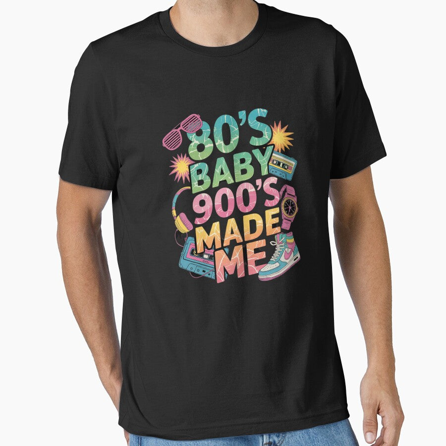 1980s 80's Baby 1990s 90's Made Me Nostalgia4 by angolinnArt T-Shirts, Hoodie, Sweatshirt | BlankRebels.com (Image 1)
