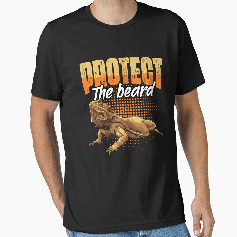 Protect The Funny Bearded Dragon Humor For Reptile Pet Lover by Nessshirts T-Shirts, Hoodie, Sweatshirt (Image 1)